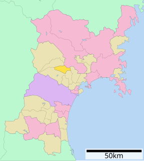 大衡村位置図