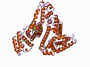 1bj5​: Ljudski serumski albumin u kompleksu sa miristinskom kiselinom