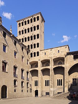 Barri Gòtic, Náměstí králů. Velký palác (Velký královský palác)