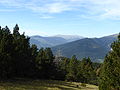 Serra de Montgrony, Pedraforca, Puigllançada, Tosa d'Alp i Serra d'Estremera des de Ribesaltes