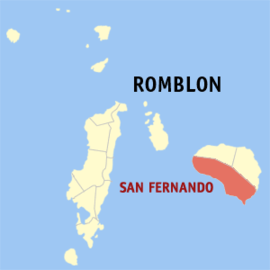 San Fernando na Romblon Coordenadas : 12°19'N, 122°36'E