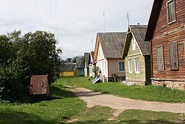 Straatje in het dorp Saare