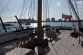 Het achterdek van HMS Warrior