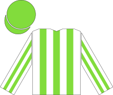 Racing silks of The Thoroughbred Corp.svg