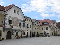 Historické jádro města Radovljica