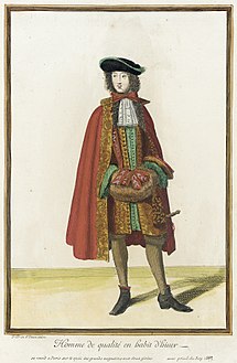 'Homme de Qualité en Habit d'Hiuer', Jean Dieu de Saint-Jean (tätig 1675-1695), 1683