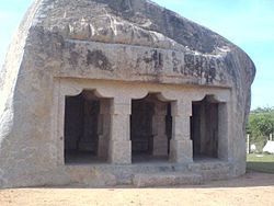 Single rock cut temple by Pallava Varman