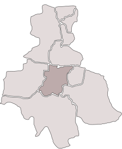 Location of Wirek within Ruda Śląska