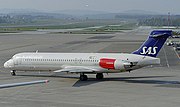 Et SAS MD-87 ligende SE-DMA Lage Viking