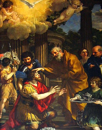 English: Ananias restoring the sight of Saint Paul