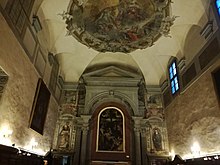 Interno della chiesa di Santa Monica