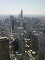 Willis Tower as seen from John Hancock Center observation deck