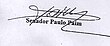 Signature de Paulo Paim