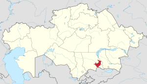 Lage in Kasachstan