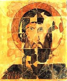 There are few old ceramic icons, such as this St. Theodor icon which dates to c. 900 (from Preslav, Bulgaria). St. Theodor.jpg