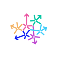 Illustration der strategischen Priorität "Lebendige und beständige Communitys", die Teil der strategischen Ausrichtung von Wikimedia Deutschland bis 2030 ist.