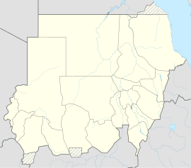 Hašm el Kirba na mapi Sudana