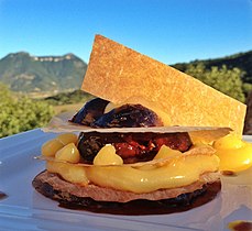 Tarta de figues de Solliès y crema de limón