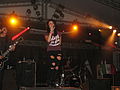 Tay Jardine en un concierto en Milán