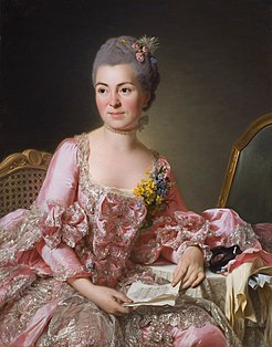 Alexander Roslin: Porträt der Künstlerin Marie-Suzanne Giroust(-Roslin).