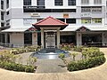 The structure "Tua Jia Ka", at Kovan City Block 203 Hougang Street 21 was built in 1998 to commemorate a well previously located near Block 205. In Teochew, "Tua Jia Ka" means "foot of the big well". The original well was a meeting point for the residents of the Somapah Serangoon Village.[14]