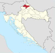 Varasdinensis (regio Croatiae): situs