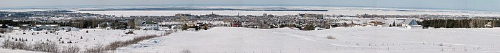 Paysage hivernal de Rimouski