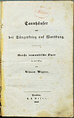 Miniatura per Tannhäuser (Wagner)