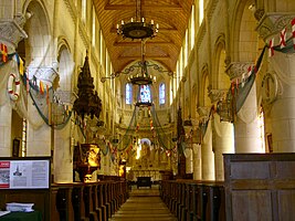 interieur van de kerk saint Martin