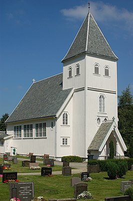 Ålgård gamle kirke uit 1917