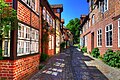 Lüneburg, Kreuzung „zum Meere“ und Neue Straße (Blick Richtung Südwest)