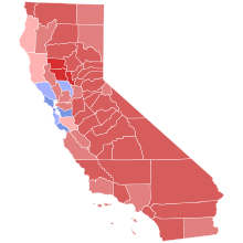 1994 California gubernatorial election results map by county.svg