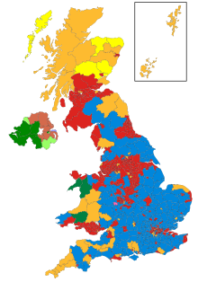 Carte des résultats par circonscriptions