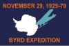 Bandera commemorativa del 50 aniversari de l'expedició antàrtica Byrd