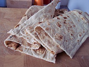 Afghani home bread