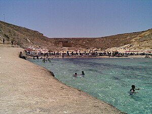 General view of ageba area in Matrouh in Egypt.