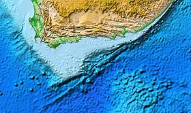 Map of the Agulhas Bank