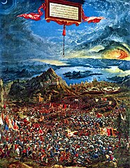 Albrecht Altdorfer, La Bataille d'Issos, 1529