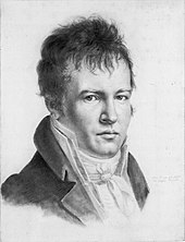 Alexander von Humboldt, considered to be the founding father of physical geography. Alexander von Humboldt-selfportrait.jpg