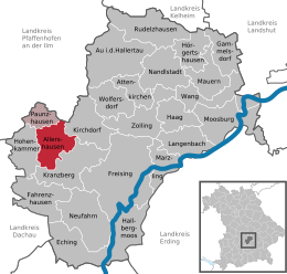 Allershausen – Mappa