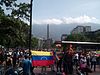 Altamira Square, một trong những điểm hẹn trong cuộc diễu hành vào ngày 19 tháng 4 năm 2017.
