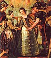 Ανταλλαγή των πριγκιπισσών μεταξύ Ισπανίας και Γαλλίας στις 9 Νοεμβρίου 1615 στη Ενταί. Πορτραίτο του Πέτερ Πάουλ Ρούμπενς που απεικονίζει το διπλό γάμο της Ελισάβετ της Γαλλίας και της Άννας της Αυστρίας με τον Ισπανό διάδοχο και το Γάλλο βασιλιά αντίστοιχα (περ. 1622-1625).