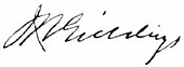signature de Joshua Reed Giddings