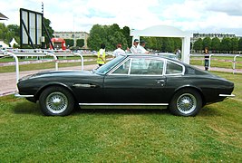 Aston Martin DB S de 1969, flanc gauche.
