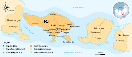 Regno di Bali - Localizzazione