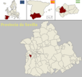 Розташування муніципалітету Бенакасон у провінції Севілья