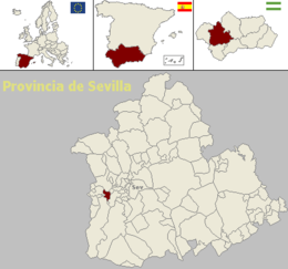 Benacazón – Mappa