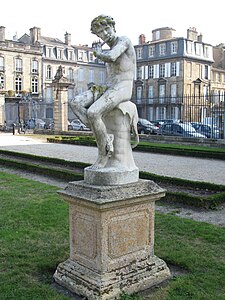 Un berger jouant de la flûte (1862), Jardin public de Bordeaux.