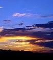 Royal Blue Sky over Horizon, Landers, California