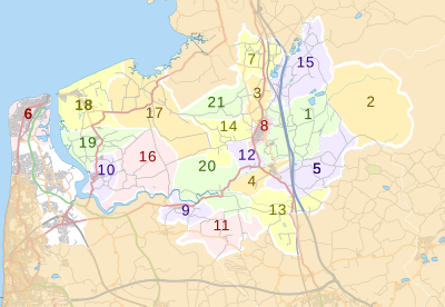 Borough of Wyre parishes map.svg